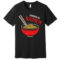 Vintage Powered By Ramen Japanese Love Anime Noodles Foodie Premium T-Shirt