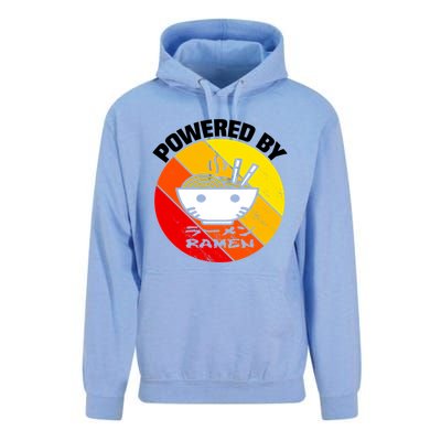 Vintage Powered By Ramen Gift Ramen Noodle Soup Gift Unisex Surf Hoodie