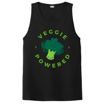 Veggie Powered Broccoli Vegan Gift PosiCharge Competitor Tank