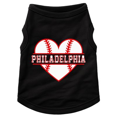 Vintage Philadelphia Baseball Skyline Doggie Tank