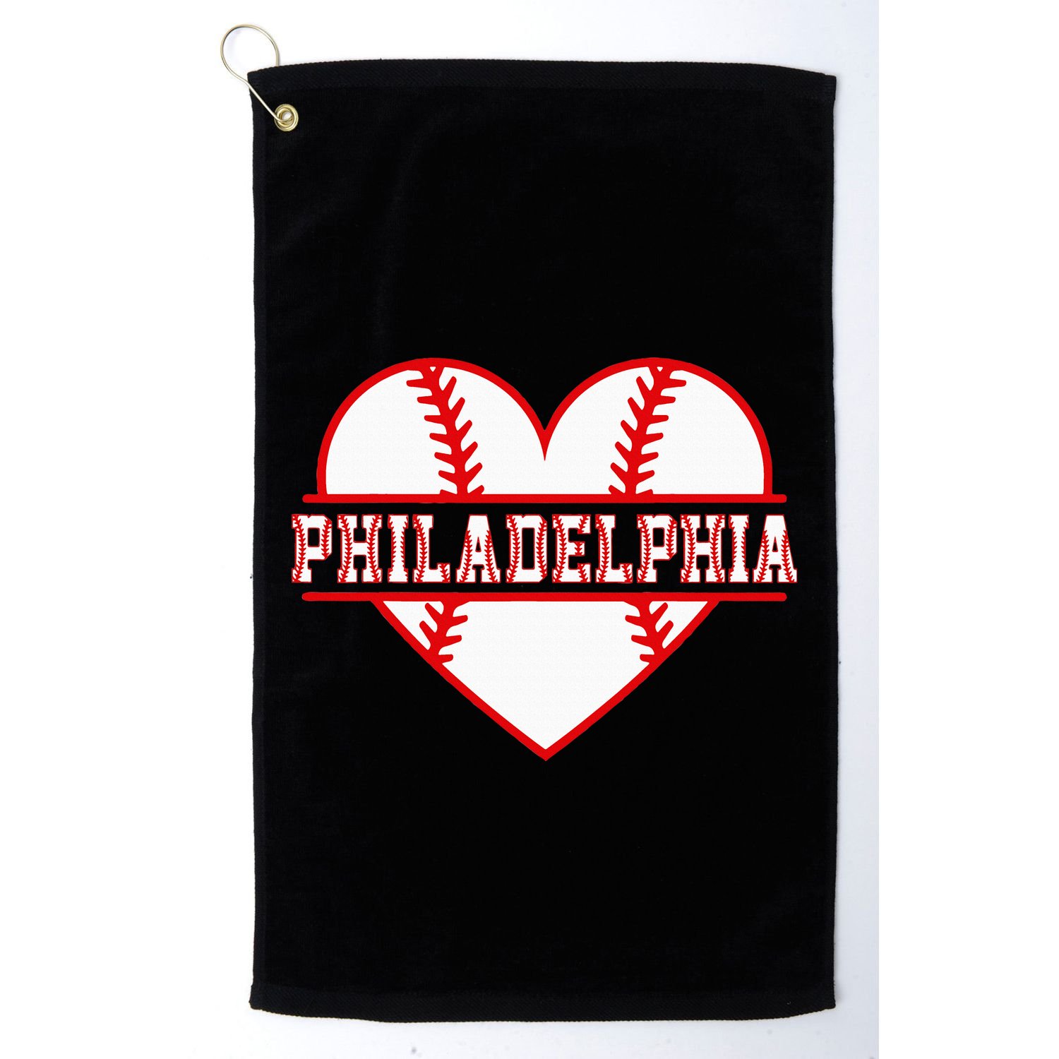 Vintage Philadelphia Baseball Skyline Golf Towel