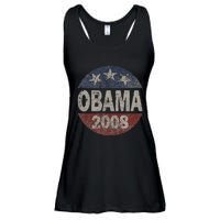 Vintage President Barack Obama 2008 Campaign Ladies Essential Flowy Tank