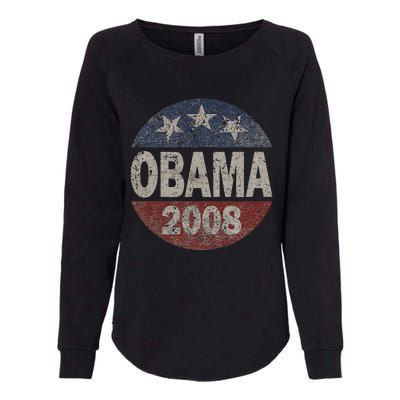 Vintage President Barack Obama 2008 Campaign Womens California Wash Sweatshirt