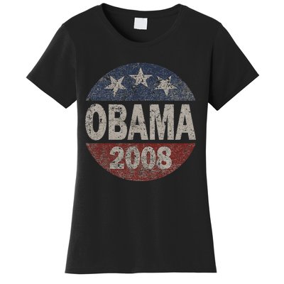 Vintage President Barack Obama 2008 Campaign Women's T-Shirt