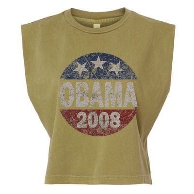 Vintage President Barack Obama 2008 Campaign Garment-Dyed Women's Muscle Tee