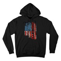 Vintage Pure Blood Movement Pureblood Freedom USA Flag Hoodie