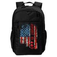 Vintage Pure Blood Movement Pureblood Freedom USA Flag Daily Commute Backpack