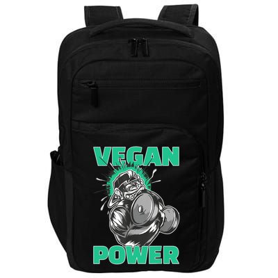 Vegan Power Bodybuilding Fitness Strength Training Gorilla Impact Tech Backpack