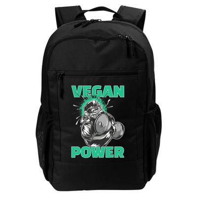 Vegan Power Bodybuilding Fitness Strength Training Gorilla Backpack