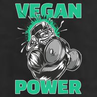 Vegan Power Bodybuilding Fitness Strength Training Gorilla Adult Drive Performance Visor