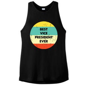 Vice President Best Vice President Ever Ladies PosiCharge Tri-Blend Wicking Tank