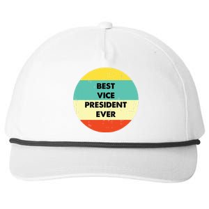 Vice President Best Vice President Ever Snapback Five-Panel Rope Hat