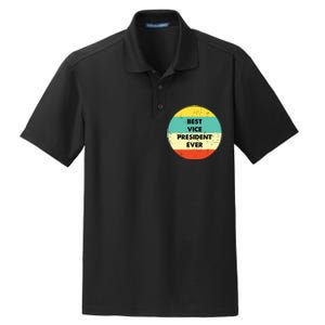 Vice President Best Vice President Ever Dry Zone Grid Polo