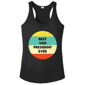 Vice President Best Vice President Ever Ladies PosiCharge Competitor Racerback Tank