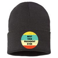 Vice President Best Vice President Ever Sustainable Knit Beanie