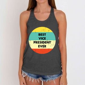 Vice President Best Vice President Ever Women's Knotted Racerback Tank