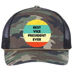 Vice President Best Vice President Ever Retro Rope Trucker Hat Cap