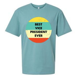 Vice President Best Vice President Ever Sueded Cloud Jersey T-Shirt