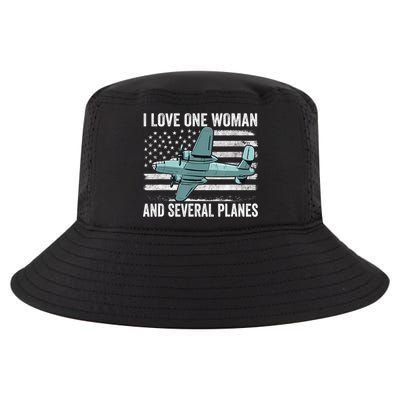 Veteran Pilot B17 Heavy Bomber WW2 Plane Aircraft USA Flag Cool Comfort Performance Bucket Hat