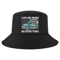 Veteran Pilot B17 Heavy Bomber WW2 Plane Aircraft USA Flag Cool Comfort Performance Bucket Hat