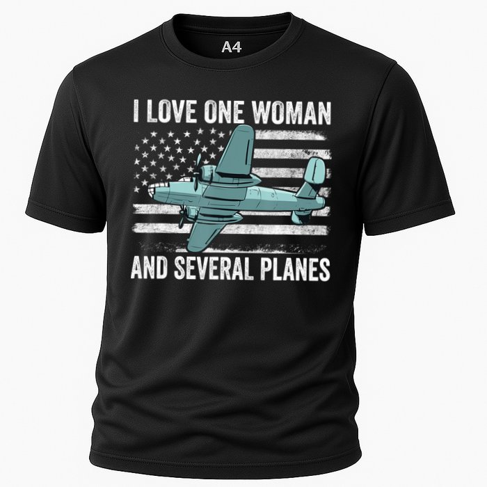 Veteran Pilot B17 Heavy Bomber WW2 Plane Aircraft USA Flag Cooling Performance Crew T-Shirt