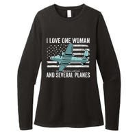 Veteran Pilot B17 Heavy Bomber WW2 Plane Aircraft USA Flag Womens CVC Long Sleeve Shirt