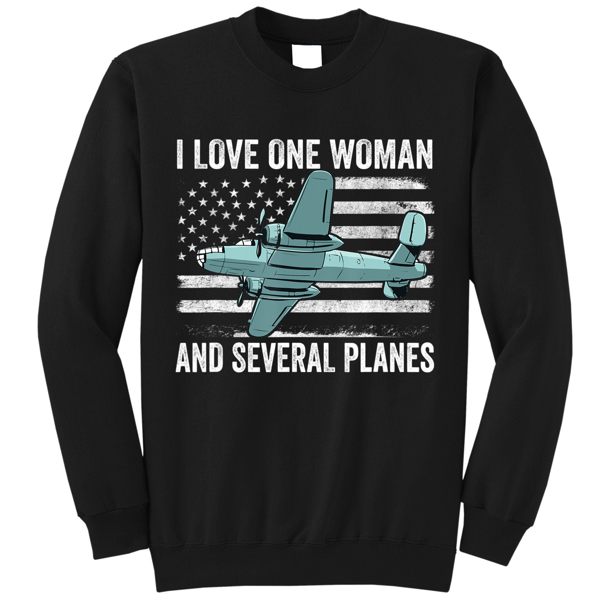 Veteran Pilot B17 Heavy Bomber WW2 Plane Aircraft USA Flag Tall Sweatshirt