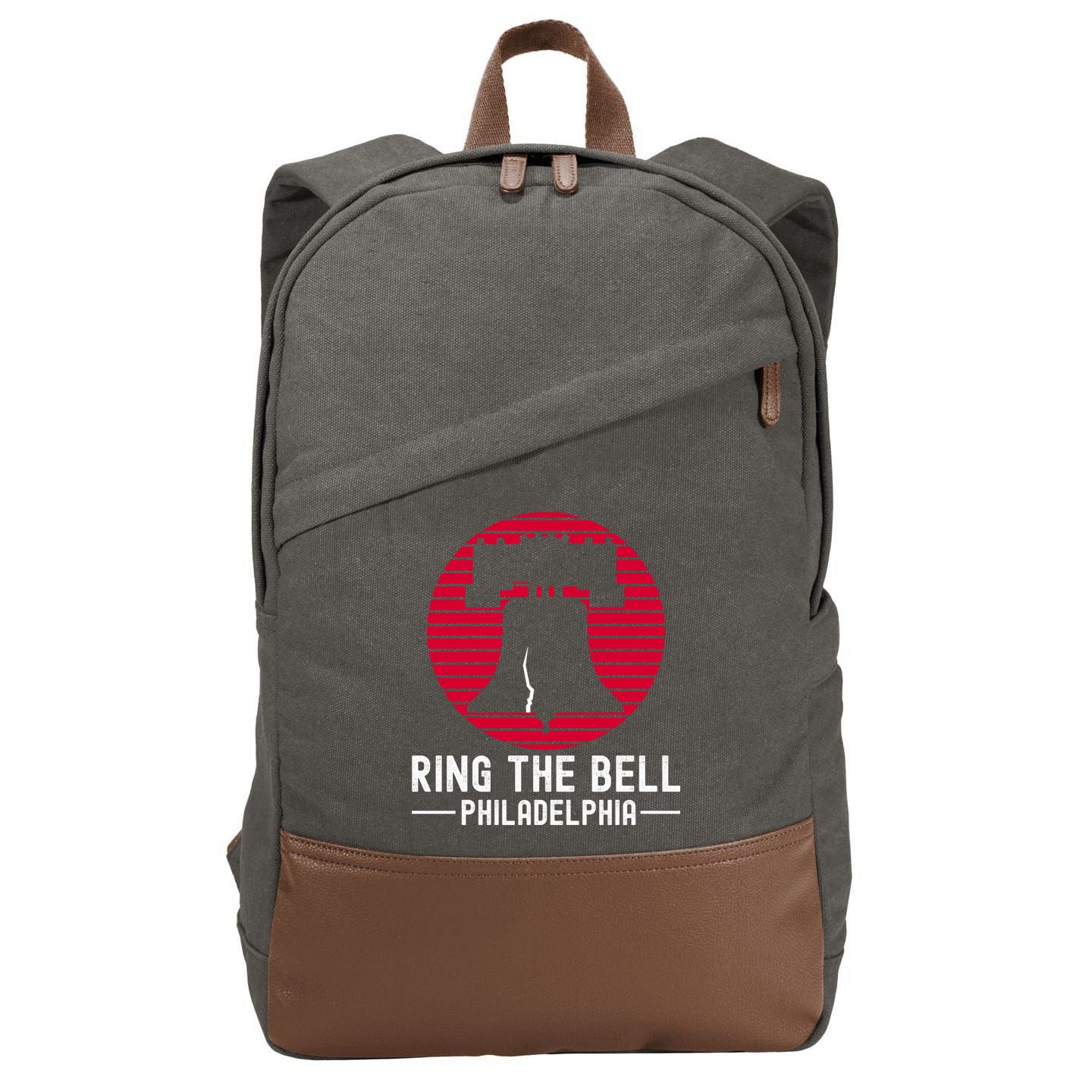 Vintage Philadelphia Baseball Cotton Canvas Backpack