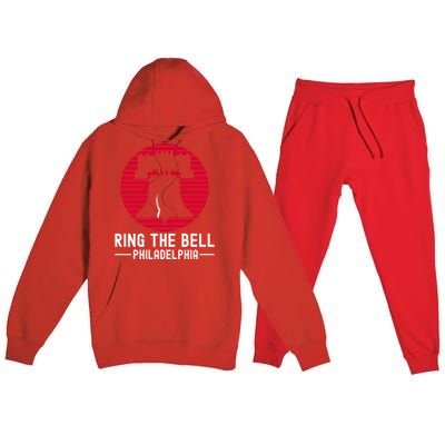 Vintage Philadelphia Baseball Premium Hooded Sweatsuit Set