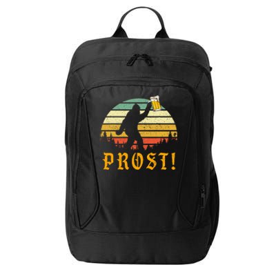 Vintage PROST Bigfoot Drinking Beer German Oktoberfest City Backpack