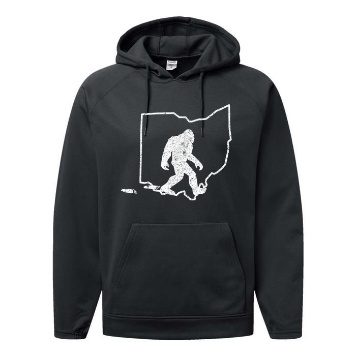 Vintage Pride Bigfoot Hunter Performance Fleece Hoodie