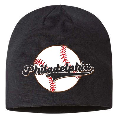 Vintage Philadelphia Baseball Throwback Retro Sustainable Beanie