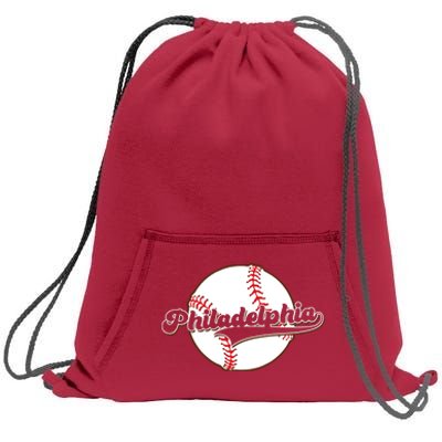 Vintage Philadelphia Baseball Throwback Retro Sweatshirt Cinch Pack Bag