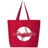 Vintage Philadelphia Baseball Throwback Retro 25L Jumbo Tote