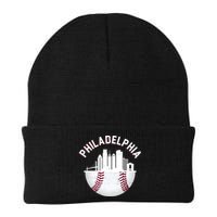 Vintage Philadelphia Baseball Retro Skyline Beanie
