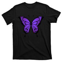 Vibrant Purple Butterfly T-Shirt