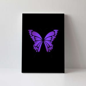 Vibrant Purple Butterfly Canvas