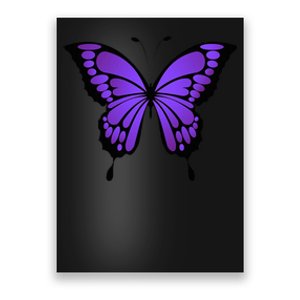 Vibrant Purple Butterfly Poster