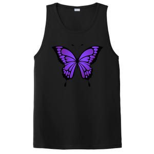 Vibrant Purple Butterfly PosiCharge Competitor Tank