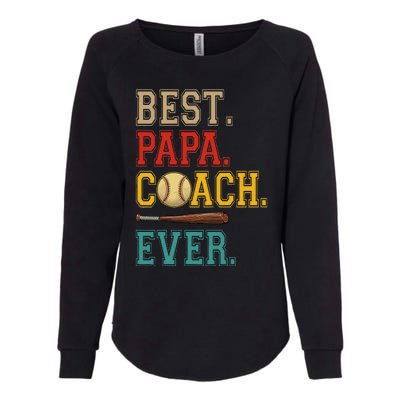 Vintage Papa Coach Ever Costume Baseball Player Coach Womens California Wash Sweatshirt