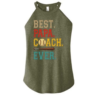 Vintage Papa Coach Ever Costume Baseball Player Coach Women's Perfect Tri Rocker Tank