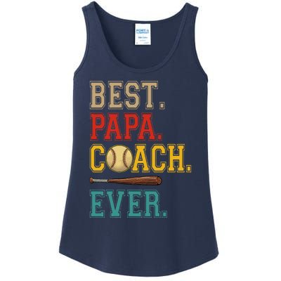 Vintage Papa Coach Ever Costume Baseball Player Coach Ladies Essential Tank