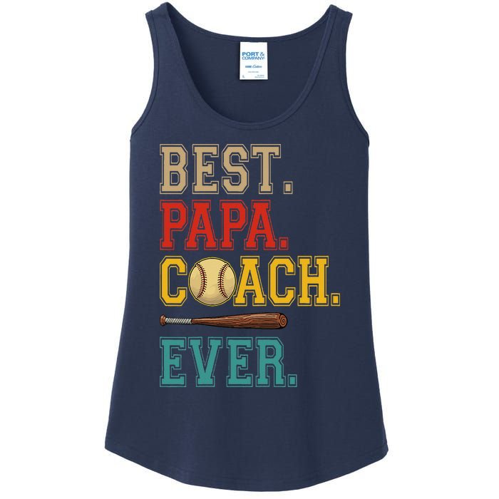 Vintage Papa Coach Ever Costume Baseball Player Coach Ladies Essential Tank