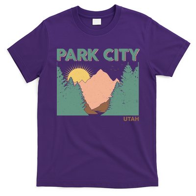 Vintage Park City Utah Mountain Forest T-Shirt