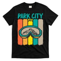Vintage Park City Utah Skiing Snowboarding Premium T-Shirt