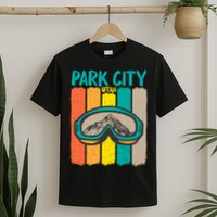 Vintage Park City Utah Skiing Snowboarding Premium T-Shirt