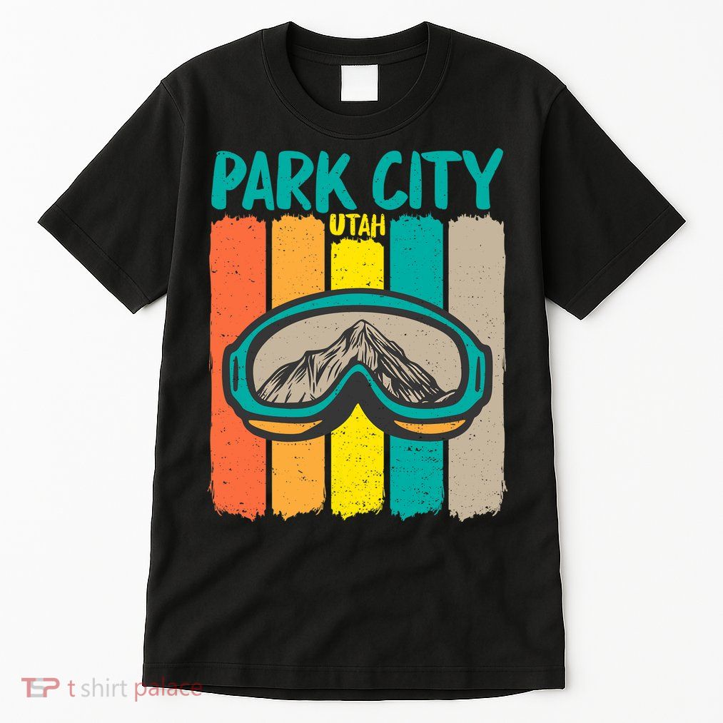 Vintage Park City Utah Skiing Snowboarding Premium Tall T-Shirt