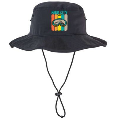 Vintage Park City Utah Skiing Snowboarding Premium Bucket Hat