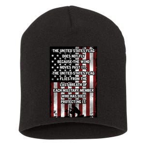 Veteran Patriotic Conservative Short Acrylic Beanie