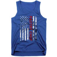 Vintage Pastry Chef Usa Flag Pastry Cock American Flag Gift Tank Top